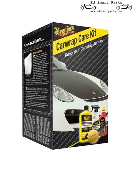 Kit de cuidados Meguiars Carwrap (G17716/G3626/G36516/almofada de espuma)