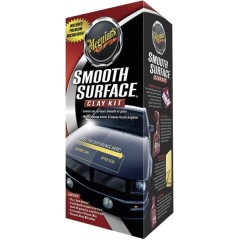 Meguiar's Smooth Surface Clay Kit (2x80g Clay/473ml Quik Detailer/ 1 Cloth)