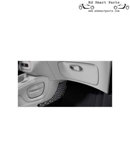 Smart Fortwo Forfour Brabus 453 rete portaoggetti con kit di installazione