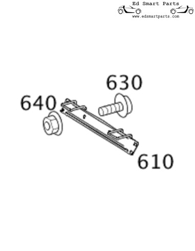 Supporto ISOfix per seggiolino per bambini Smart Fortwo 451