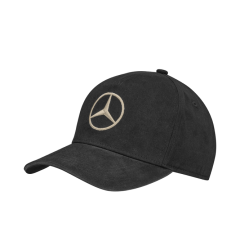 Casquette femme Mercedes logo brodé coton noir