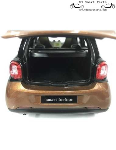 NOREV Smart Forfour 453 Prime Black/Brown Model Car 1:18