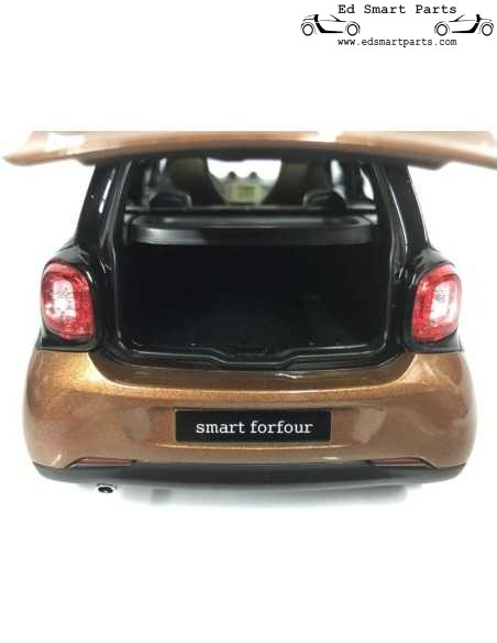 Voiture miniature NOREV Smart Forfour 453 Prime Noir/Marron 1:18