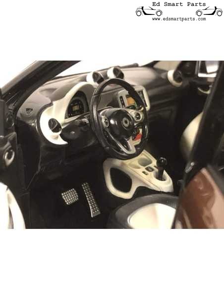 NOREV Smart Forfour 453 Prime Zwart/Bruin Model Auto 1:18