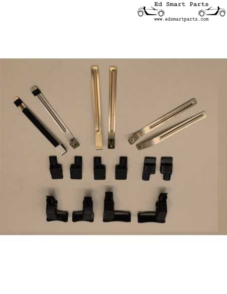 Kit de réparation pour arceaux coulissants de toit Smart ForTwo 451