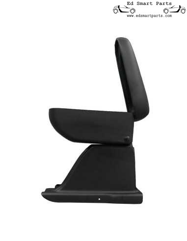 Bracciolo in pelle artificiale per Smart Fortwo Coupe Cabrio 1998-2007