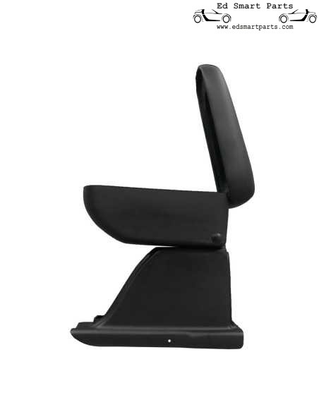 Apoyabrazos de cuero artificial para Smart Fortwo Coupe Cabrio 1998-2007