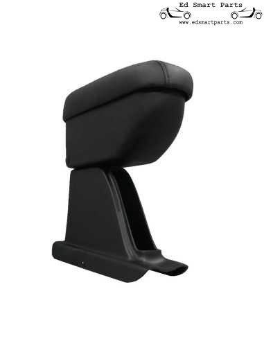 Apoyabrazos de cuero artificial para Smart Fortwo Coupe Cabrio 1998-2007