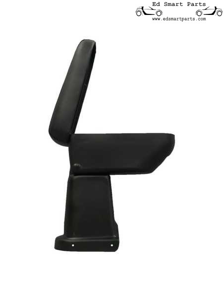 Apoio de braço Couro artificial adequado para Smart ForFour 2004-2006