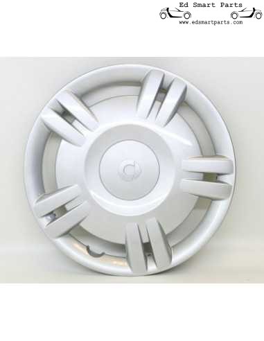 Enjoliveur de roue pleine grandeur pour modèles Smart ForTwo 450/451 Roadster 452 ForFour 454 15 pouces
