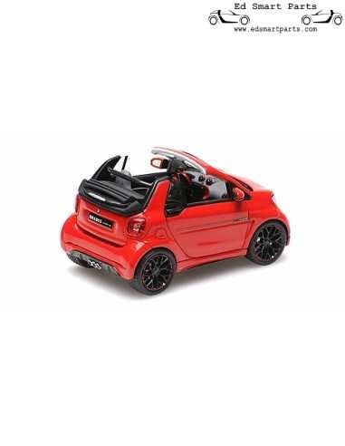 SMART BRABUS ULTIMATE 125 CABRIOLET – 2017 – ROJO 1:43 Minichamps