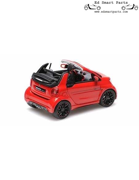 SMART BRABUS ULTIMATE 125 CABRIOLET – 2017 – ROSSO 1:43 Minichamps