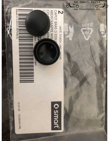 Novas tampas de porca de fixação do braço do limpador de para-brisa adequadas para Smart Roadster e fortwo 451