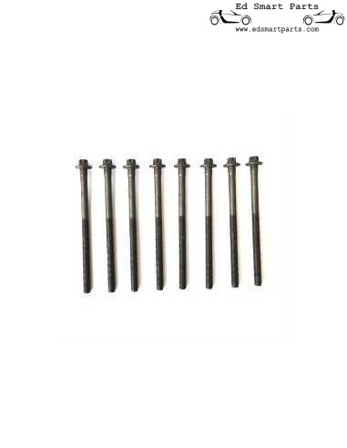 Zylinderkopfschraubensatz (8x) für smart roadster 452 & smart fortwo 450 698cc
