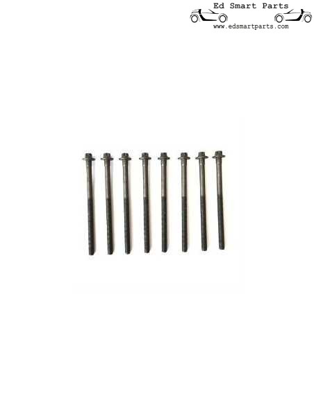 set bulloni testata cilindro (8x) per smart Roadster 452 e smart Fortwo 450 698cc