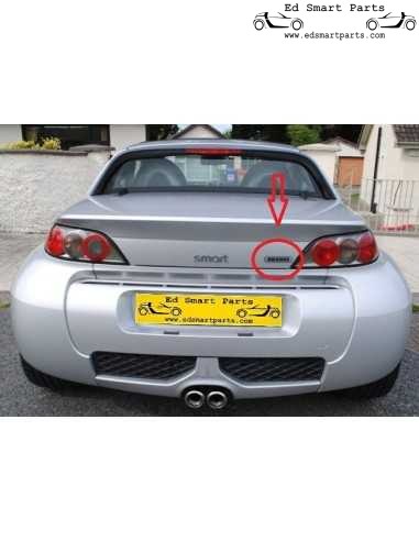 smart Brabus Rear Badge decal