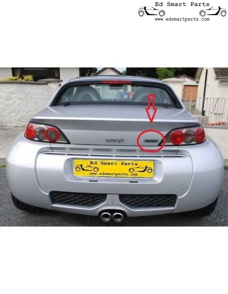 smart Brabus Rear Badge decal