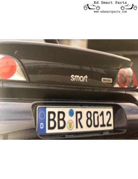 Adhesivo con insignia trasera inteligente de Brabus