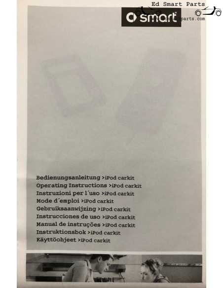 IPOD-AUTOEINSATZ SMART ROADSTER