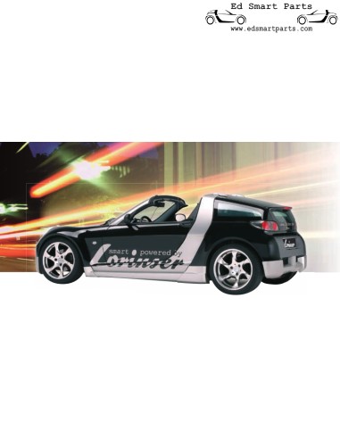 Kompletter Satz BRANDNEUER 17-Zoll-Leichtmetallräder von LORINSER Speedy für Smart Roadster 452