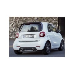 Painel de acabamento do para-choque traseiro Brabus original OEM Smart Fortwo (453)