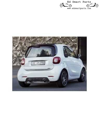 OEM origineel Smart Fortwo (453) Brabus achterbumper sierpaneel