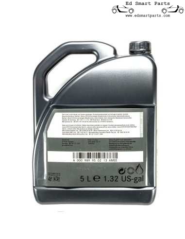 Mercedes 5W-30 Motor Oil MB 229.52 - Fully Synthetic Diesel A000989950213AMEW 1x5L
