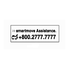 smartmove assistance sticker smart roadster fortwo forfour 2