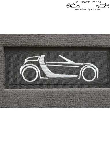 Tapetes de grafite para Smart Roadster LHD SKY LINE