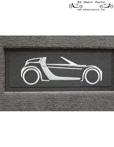 Graphit-Fußmatten für Smart Roadster LHD SKY LINE