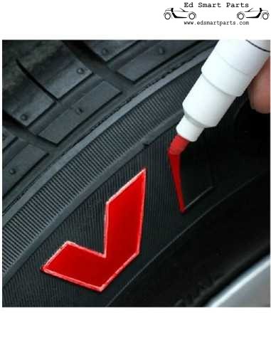 Caneta marcadora de pneu Simoni Racing - Vermelho