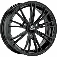 MSW X2 Wheels Gloss Black 15 Inch ET30 3x112 Full set for Smart Fortwo 451 2