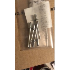 Jeu de 5 rivets aveugles pour lève-vitre Smart Roadster 452