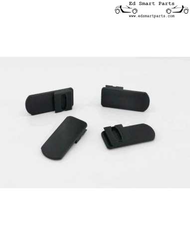 Clip di fissaggio a coda di rondine per tetto Smart Roadster (set da 4) per un tetto piatto e ben stretto