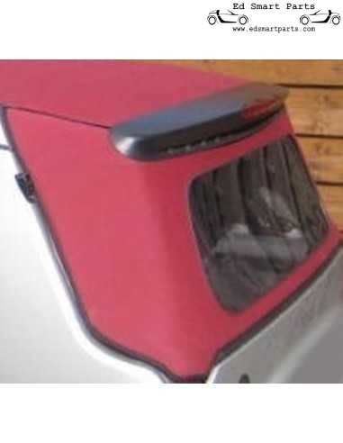 Parte posteriore del tetto pieghevole in tela True Red Burgundy smart ForTwo Cabrio 450