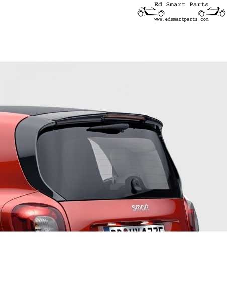 OEM Genuine Smart Fortwo (453) BRABUS Rear Roof Spoiler - Primed