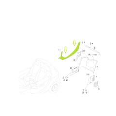 Smart Crossblade COVER SILL INNER