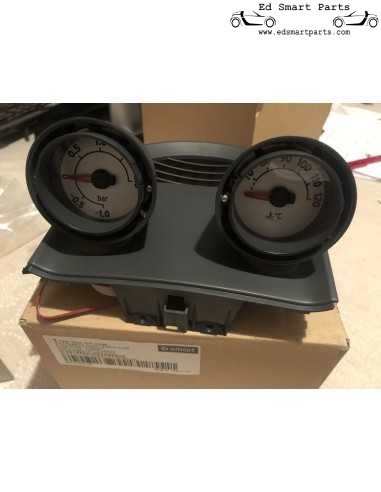 Esferas blancas del tablero de instrumentos del Smart Roadster
