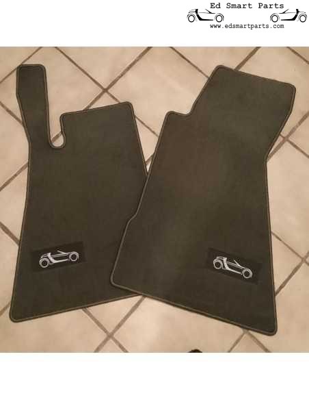 Graphite Floor Mats for Smart Roadster LHD SKY LINE