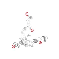 Guarnizione radiatore olio Smart Fortwo 450 e Roadster 452