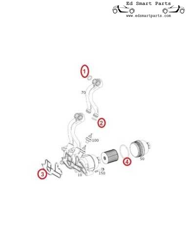 Smart Fortwo 450 & Roadster 452 oil cooler seal sealing ring