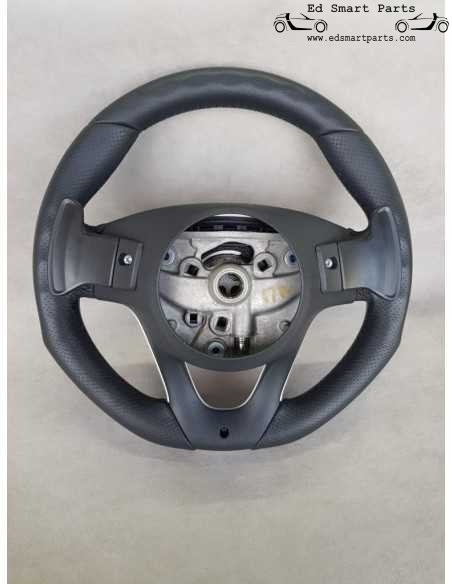 Volante sportivo in pelle Smart ForTwo 451 con funzione di cambio al volante