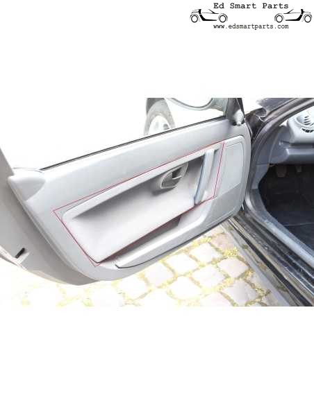 Smart Roadster Türverkleidungssatz Grau links und rechts