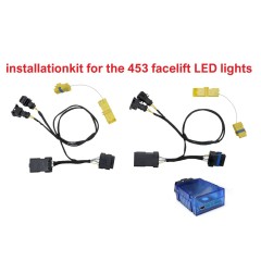 Smart Fortwo 453 LED Facelift Headlights cable adapter installationkit with dongle