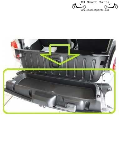 Panneau intérieur de porte arrière d'origine OEM Smart ForTwo 453