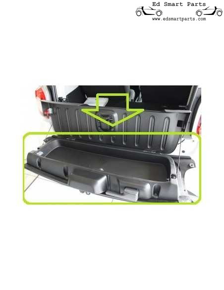 originale OEM Smart ForTwo 453 PANNELLO INTERNO PORTA POSTERIORE