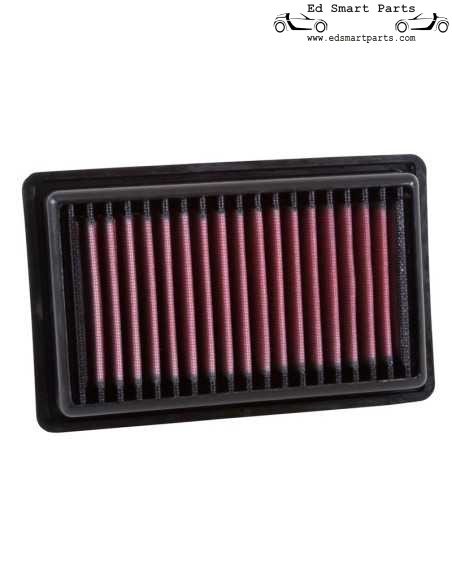 Filtro aria sostitutivo K&N adatto per Smart Fortwo 0.8D 2007-2014 e 1.0 2008-2015