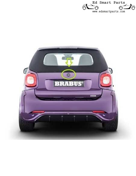 Adesivo posteriore Smart Fortwo Forfour Brabus Ultimate 125