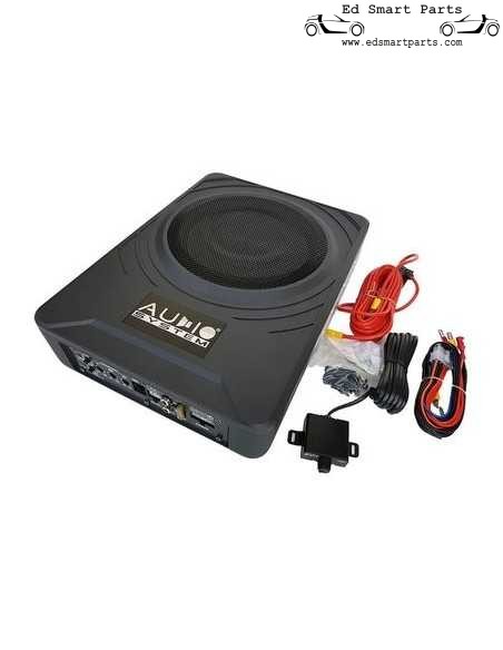 AUDIOSYSTEM 8" AKTIVER UNTER- ODER HINTERSITZ-SUBWOOFER 250/200 WATT RMS 2 OHM