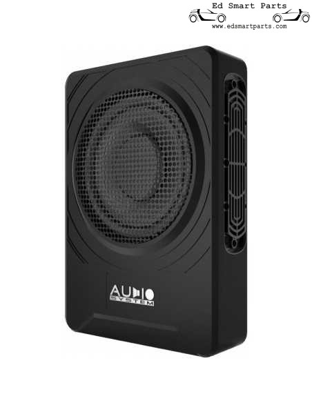 AUDIOSYSTEM 8" AKTIVER UNTER- ODER HINTERSITZ-SUBWOOFER 250/200 WATT RMS 2 OHM